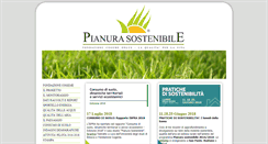 Desktop Screenshot of pianurasostenibile.org