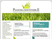 Tablet Screenshot of pianurasostenibile.org